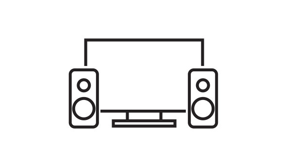带有声音设备图标的屏幕图片下载