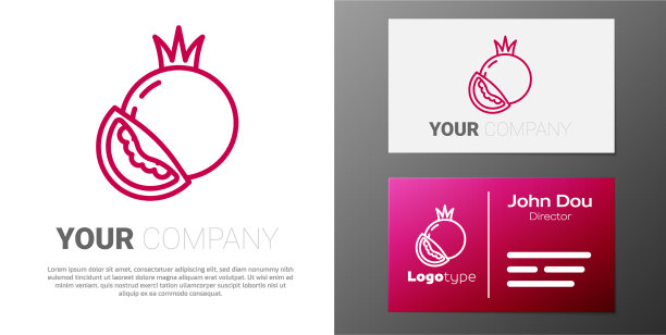 标志型线番茄图标孤立在白色图片下载