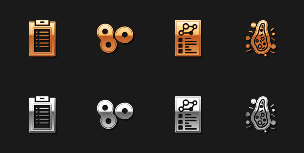 设置临床记录细胞分裂和细菌图片下载