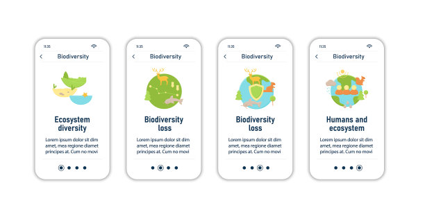 生物多样性登陆移动应用屏幕图片下载