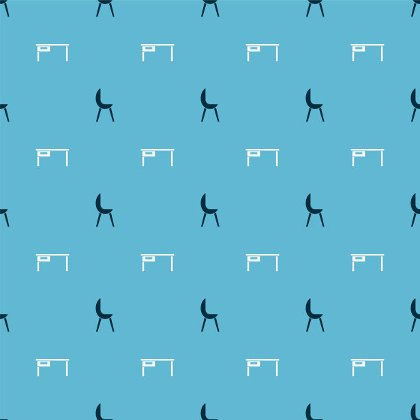 将扶手椅和办公桌设置为无缝模式图片下载