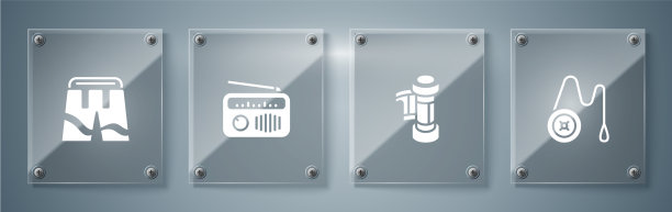 设置溜溜球玩具相机卷筒收音机图片下载