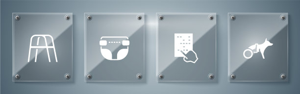 给狗狗穿上轮椅盲文成人尿布图片下载