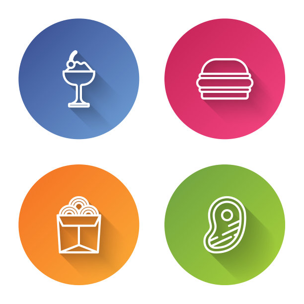 把冰淇淋放在碗里的汉堡面盒里图片下载