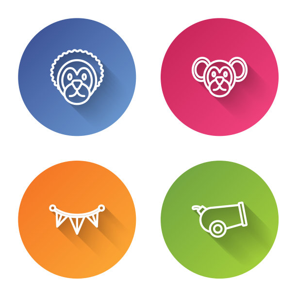 集线野狮猴狂欢的花环图片下载