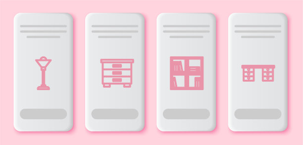 置线落地灯家具床头柜搁架图片下载