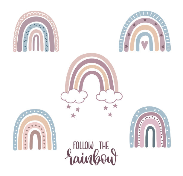 遵循彩虹图片下载