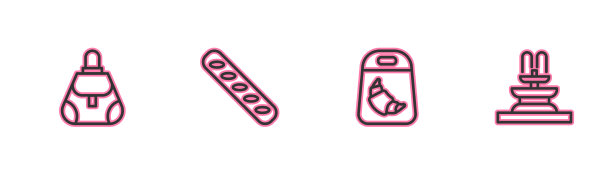 套线手袋包法式羊角包图片下载