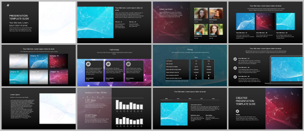 网站设计演示的模板图片下载