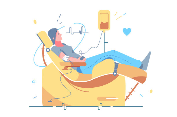 妇女在诊所献血图片下载