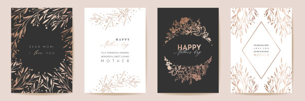 母亲节金碧辉煌的问候集图片下载