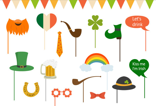 圣帕特里克节的概念图片下载