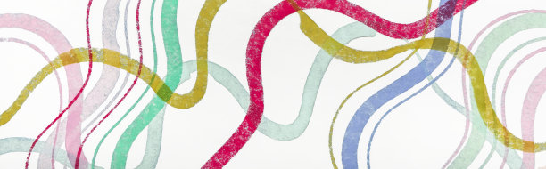 特写在白纸上的波浪线，纹理背景图片下载