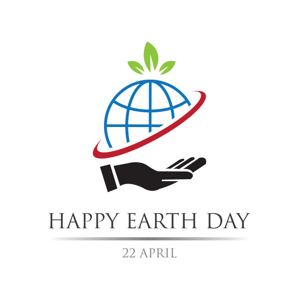 地球日标志设计模板地球日22日快乐图片下载