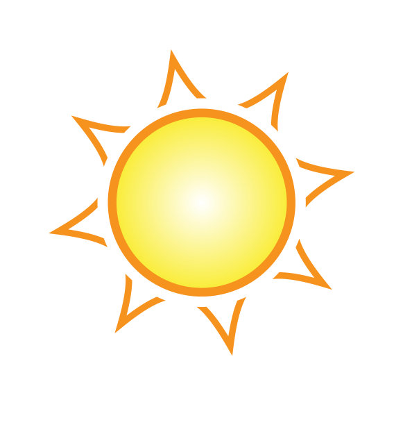 风格化卡通太阳元素图片下载