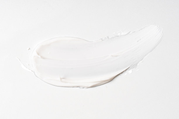 白色化妆面霜纹理上的白色背景图片下载