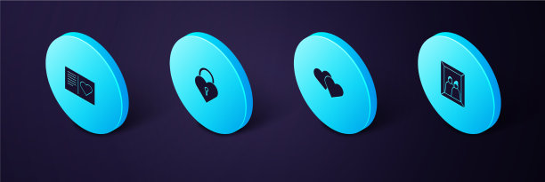 设等距画框心堡在图片下载