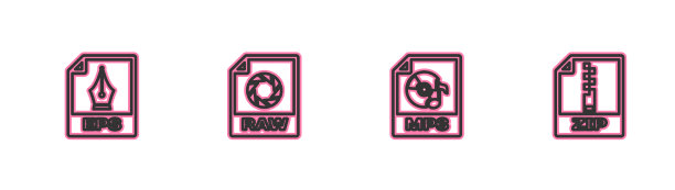 设置行eps文件文件mp3原始和zip图标图片下载