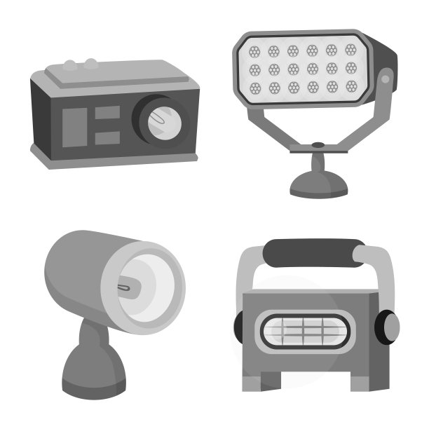 灯光和剧院图标设置图片下载