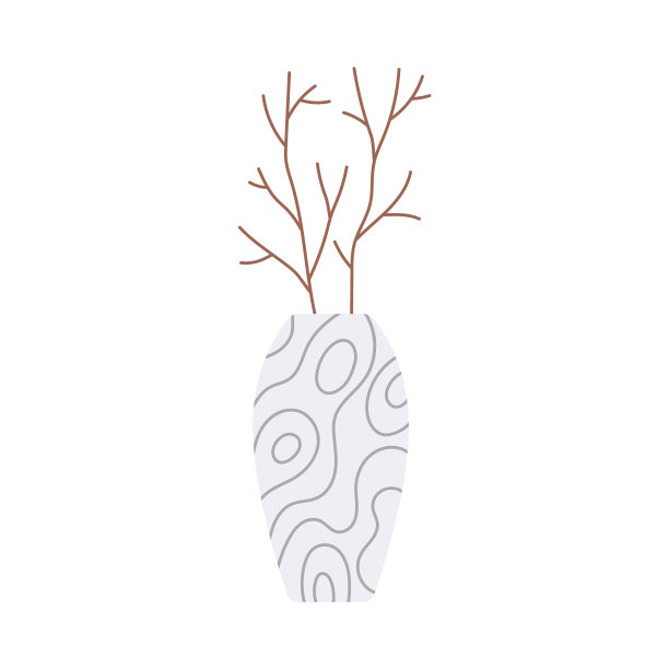 花束花瓶在日本花道风格的单位图片下载