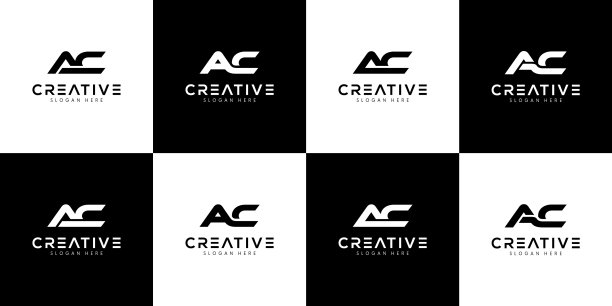 首字母AC的Logo设计图片下载