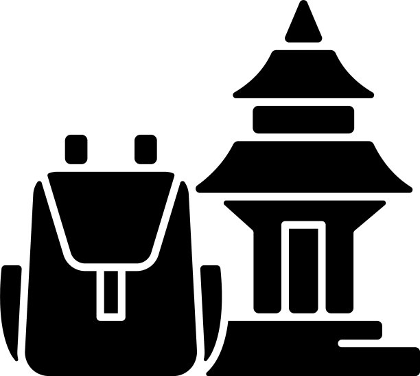 精神流浪者黑色象形文字图标图片下载