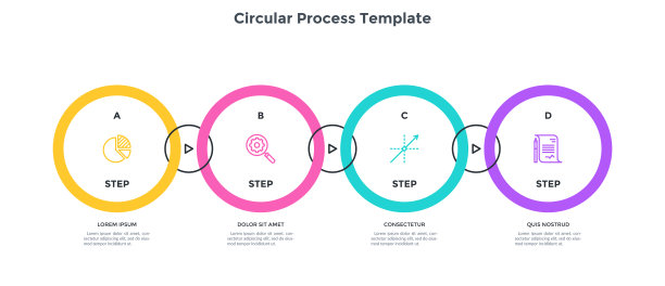 现代信息图表选项横幅图片下载