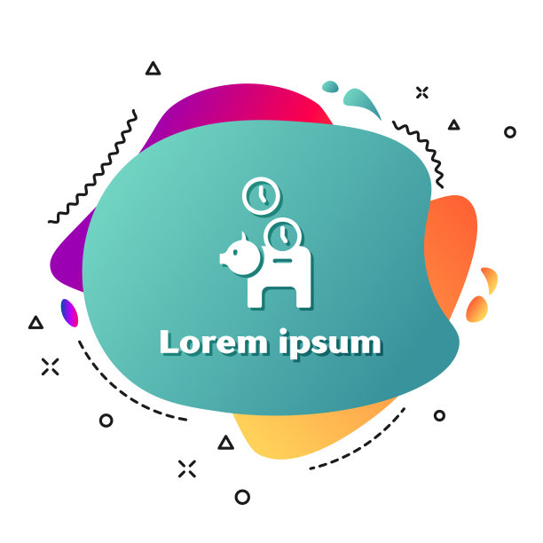 白色储蓄罐与硬币图标孤立在白色图片下载