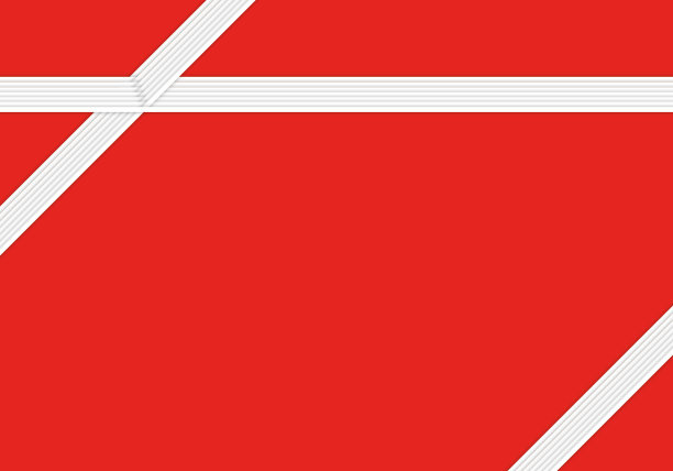 抽象的红色背景与白色的线和空间的文本。图片下载