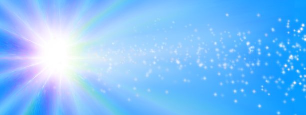 散景阳光效果背景图片下载