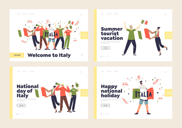 欢迎来到意大利与人们一起设置登陆页面图片下载