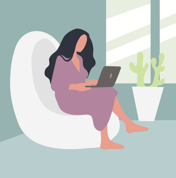 女人工作的专业图片下载