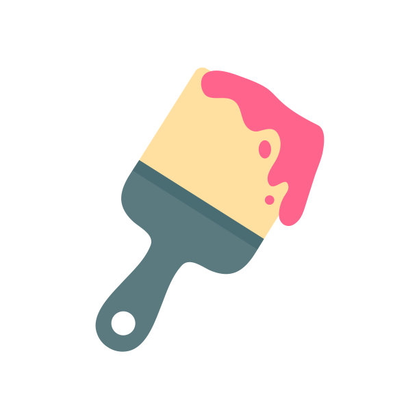 一套刷头和油漆桶，用于从艺术家的创造力创造艺术。图片下载