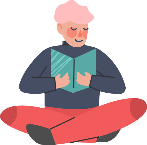 可爱的男孩坐着和孩子们一起读书的爱好图片下载