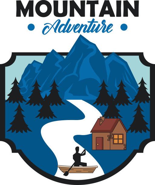 山区与河流图片下载