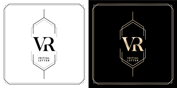 Vr的首字母和图形名称vr字母组合图片下载
