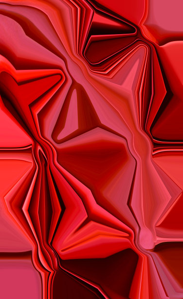 抽象明亮的豪华红色背景与数字几何形状。创新技术的概念。工业风格的背景。现代的壁纸。能量。极简设计的横幅，传单，封面，墙壁图片下载