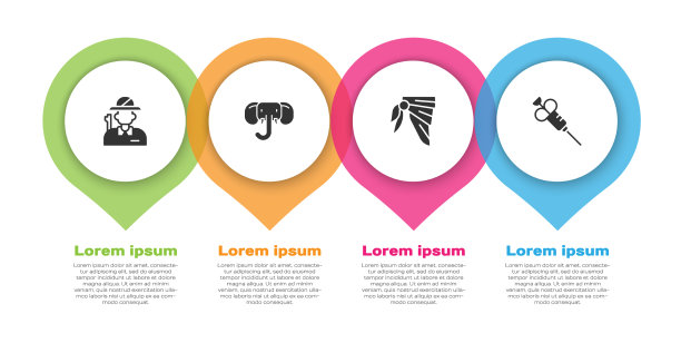 设置猎人大象头巾或摩托车围巾和图片下载