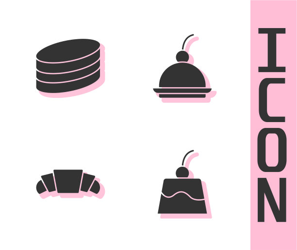 设置布丁，蛋奶沙司，布朗尼巧克力蛋糕图片下载