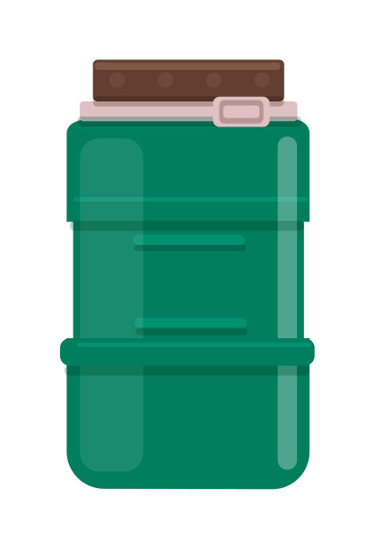 塑料桶桶隔离在白色背景图片下载