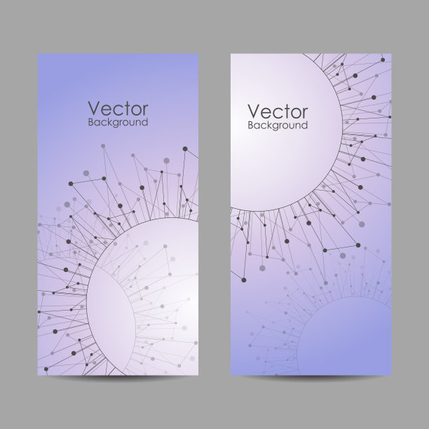 用连接的线和点设置横幅图片下载