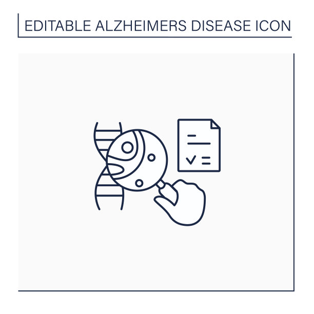 基因检测线图标图片下载