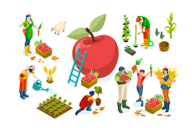 男人秋天概念农民图片下载