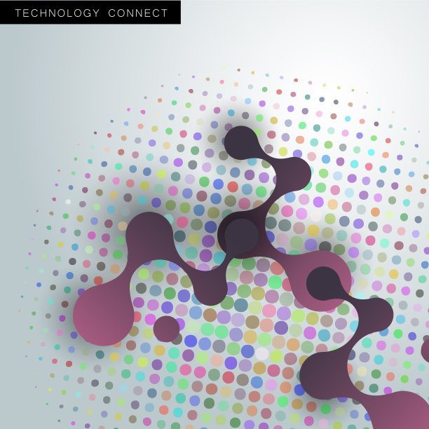 抽象紫色体积大分子用图片下载