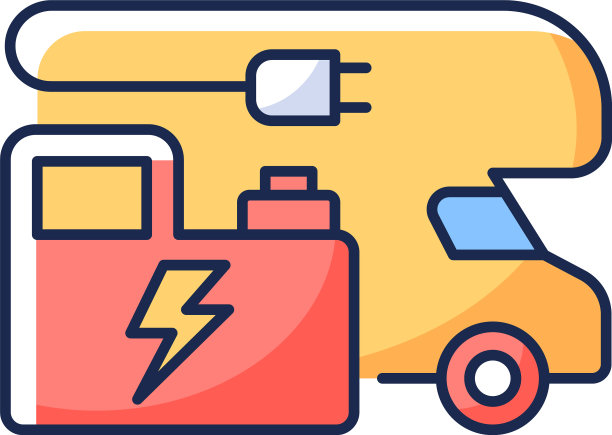 Rv发电机RGB颜色图标图片下载