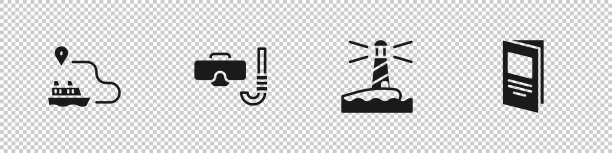 设潜水面罩和通气管图片下载