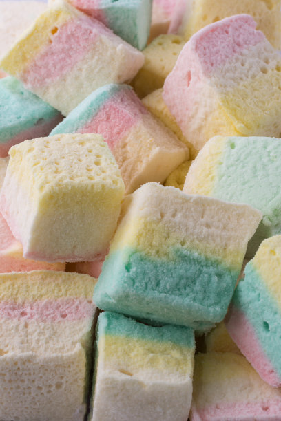 棉花糖，软糖糖果的特写图片下载