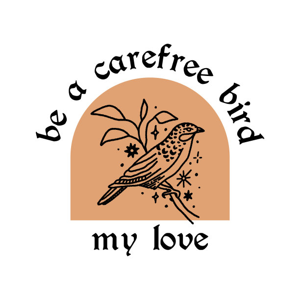 哥特字体引用鸟波西米亚神奇的年份图片下载