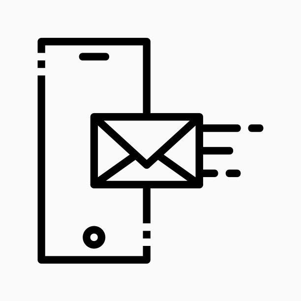 移动用户界面符号的新消息图标图片下载