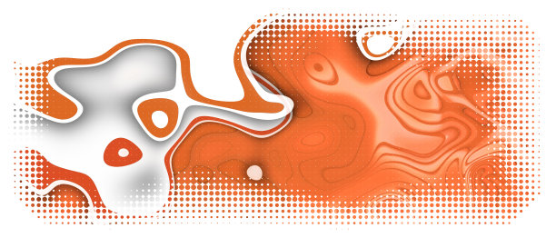 创意经营理念。黄色的抽象背景和数字曲线。网站，横幅，海报，卡片，复制空间-3d渲染图片下载